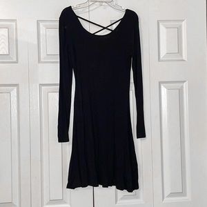 Long Sleeve Black Dress